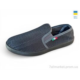 Фотография Слипоны мужские модные Лето 3100 сірий (10 пар р.41-45) "Rai shoes" недорого оптом от прямого поставщика