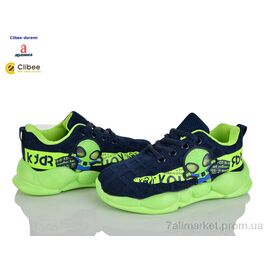 Фотография Кроссовки детские модные Весна/осень AC908-2 blue-green (6 пар р.26-31) "Clibee-Doremi" недорого оптом от прямого поставщика