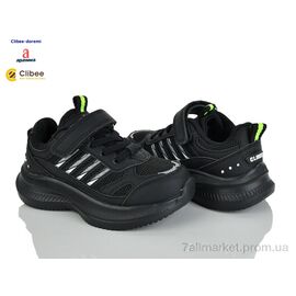 Фотография Кроссовки детские модные Весна/осень B313 black (6 пар р.27-32) "Clibee-Doremi" недорого оптом от прямого поставщика