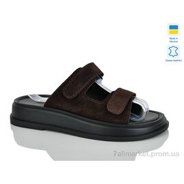 Шльопанці жіночі полегшені Літо 248 коричн.з. (6 пар р.36-40) "Sali" недорого оптом від прямого постачальника