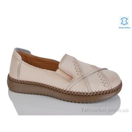 Туфлі жіночі стильні Весна/осінь WDP2035-118 beige (6 пар р.36-41) "Teetspace-Trasta-Egga" недорого оптом від прямого постачальника