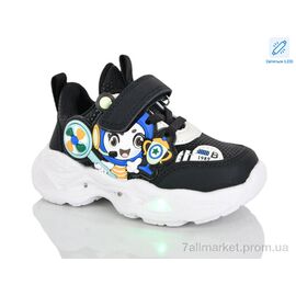 Фотография Кроссовки детские модные Весна/осень C133-1 LED (8 пар р.21-26) "Lilin" недорого оптом от прямого поставщика