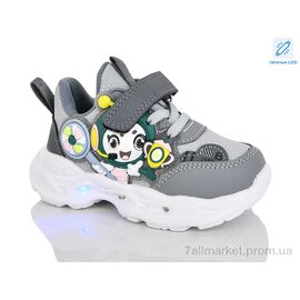 Фотография Кроссовки детские модные Весна/осень C133-3 LED (8 пар р.21-26) "Lilin" недорого оптом от прямого поставщика