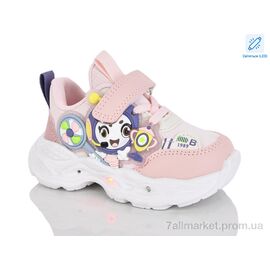 Фотография Кроссовки детские модные Весна/осень C133-5 LED (8 пар р.21-26) "Lilin" недорого оптом от прямого поставщика