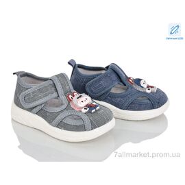 Фотография Тапки детские домашние Лето C56-7-3 mix LED (8 пар р.21-26) "Lilin" недорого оптом от прямого поставщика