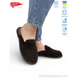 Фотография Шлепки женские облегченные Лето 170 корич.з. (8 пар р.36-41) "ARTO" недорого оптом от прямого поставщика