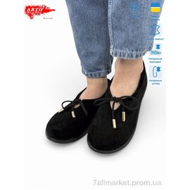 Фотография Шлепки женские облегченные Лето 518 чорний з. (8 пар р.36-41) "ARTO" недорого оптом от прямого поставщика