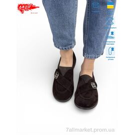 Фотография Шлепки женские облегченные Лето 145 корич.з. (8 пар р.36-41) "ARTO" недорого оптом от прямого поставщика