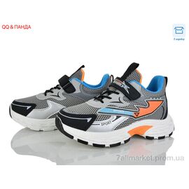 Фотография Кроссовки детские модные Весна/осень 6-142-2 (6 пар р.33-38) "QQ&Панда" недорого оптом от прямого поставщика