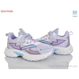 Фотография Кроссовки детские модные Весна/осень 6-142-4 (6 пар р.32-37) "QQ&Панда" недорого оптом от прямого поставщика