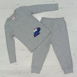 Фотография Костюм детский на мальчика 10100 grey р.2-6 "MALIBU" недорого оптом от прямого поставщика