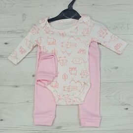 Фотография Костюм детский на девочку 2521 pink-old-1 р.0-0.3 "MALIBU" недорого оптом от прямого поставщика