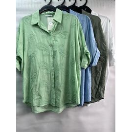 Фотография Рубашка женская E1707 l.blue р.50-52 "Emsweekis" недорого оптом от прямого поставщика