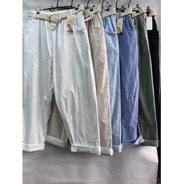 Жіночі штани E1728 white р.54-58 "Emsweekis" недорого оптом від прямого постачальника