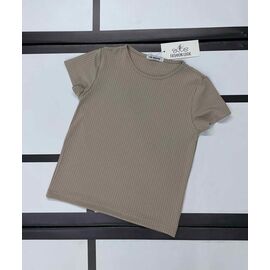 Фотография Футболка детская на девочку KS01 beige р.128-152 "Kosmy" недорого оптом от прямого поставщика