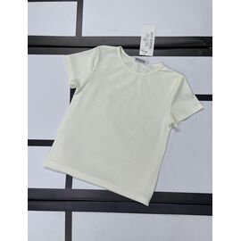 Фотография Футболка детская на девочку KS01 milk р.128-152 "Kosmy" недорого оптом от прямого поставщика