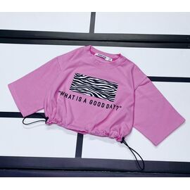 Фотография Топик детский на девочку 522 crimson р.128-152 "Kosmy" недорого оптом от прямого поставщика