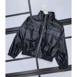 Куртка дитяча демісезонна на дівчинку KS02 black р.134-158 "Kosmy" недорого оптом від прямого постачальника