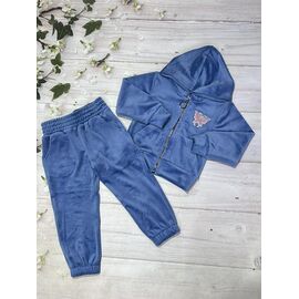 Костюм дитячий спортивний на дівчинку 214 l.blue р.92-116 "Marimaks" недорого оптом від прямого постачальника