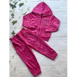 Костюм дитячий спортивний на дівчинку 1062 fuchsia р.92-116 "Marimaks" недорого оптом від прямого постачальника