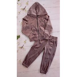 Костюм дитячий спортивний на дівчинку 1062 brown р.92-116 "Marimaks" недорого оптом від прямого постачальника