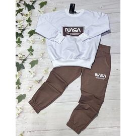 Фотография Костюм детский спортивный на девочку 1028 brown р.122-140 "Marimaks" недорого оптом от прямого поставщика