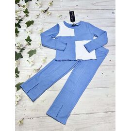 Фотография Костюм детский спортивный на девочку 1027-1 l.blue р.116-140 "Marimaks" недорого оптом от прямого поставщика
