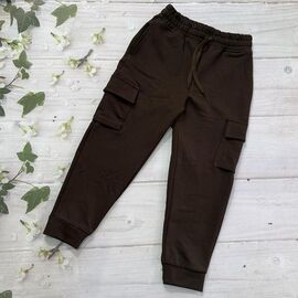 Фотография Штаны детские спортивные на мальчика 1070 chocolate р.122-140 "Marimaks" недорого оптом от прямого поставщика