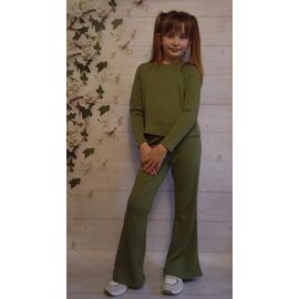 Фотография Костюм детский спортивный на девочку 1027 khaki р.128-152 "Marimaks" недорого оптом от прямого поставщика