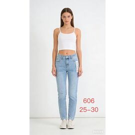 Джинси жіночі 606 l.blue р.25-30 "NewJeans" недорого оптом від прямого постачальника