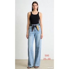 Джинси жіночі 595 l.blue р.25-30 "NewJeans" недорого оптом від прямого постачальника