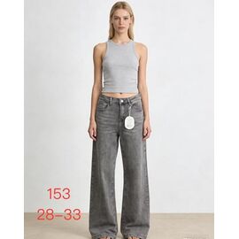 Джинси жіночі 153 grey р.28-33 "NewJeans" недорого оптом від прямого постачальника