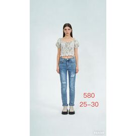 Джинси жіночі 580 l.blue р.25-30 "NewJeans" недорого оптом від прямого постачальника