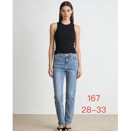 Фотография Джинсы женские 167 l.blue р.28-33 "NewJeans" недорого оптом от прямого поставщика