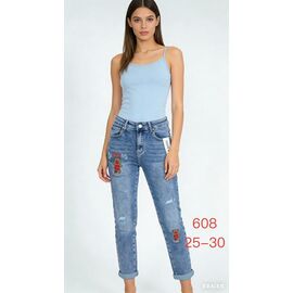 Фотография Джинсы женские 608 l.blue р.25-30 "NewJeans" недорого оптом от прямого поставщика