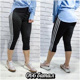 Фотография Бриджи женские 066 black р.2XL-5XL "VICTORY" недорого оптом от прямого поставщика