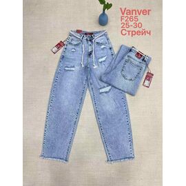Фотография Джинсы женские F265 l.blue р.25-30 "Vanver" недорого оптом от прямого поставщика