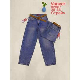Фотография Джинсы женские B2067 blue р.28-33 "Vanver" недорого оптом от прямого поставщика