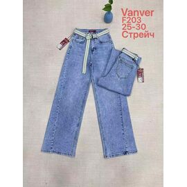 Фотография Джинсы женские F203 l.blue р.25-30 "Vanver" недорого оптом от прямого поставщика