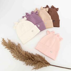 Фотография Шапка детская на девочку CN2572 mix р.40-46 "SELFI" недорого оптом от прямого поставщика