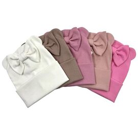 Фотография Шапка детская на девочку CN2643 mix р.50-54 "SELFI" недорого оптом от прямого поставщика