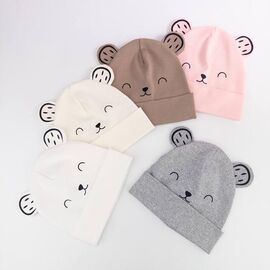 Фотография Шапка детская на девочку CN2650 mix р.44-46 "SELFI" недорого оптом от прямого поставщика