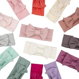 Фотография Повязка детская на девочку CN2665 mix р.48-50 "SELFI" недорого оптом от прямого поставщика