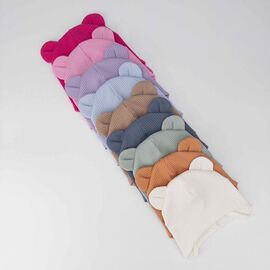 Фотография Шапка детская унисекс CN2672 mix р.42-44 "SELFI" недорого оптом от прямого поставщика