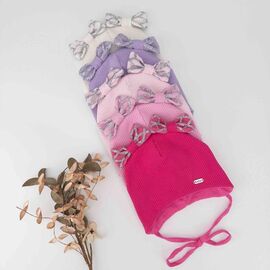 Фотография Шапка детская на девочку CN2676 mix р.44-46 "SELFI" недорого оптом от прямого поставщика