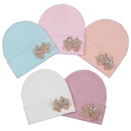 Фотография Шапка детская на девочку CN2698 mix р.48-50 "SELFI" недорого оптом от прямого поставщика