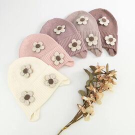 Фотография Шапка детская на девочку CN2703 mix р.44-48 "SELFI" недорого оптом от прямого поставщика