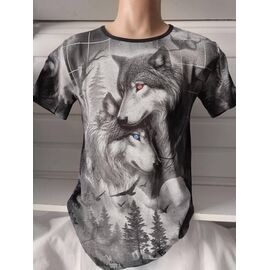 Футболка чоловіча 1545 black р.M-2XL "RING" недорого оптом від прямого постачальника