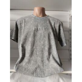 Футболка чоловіча 1557 grey р.3XL-7XL "RING" недорого оптом від прямого постачальника