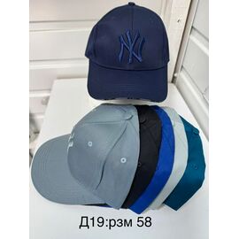 Фотография Кепка мужская D19 mix р.58 "WHITE" недорого оптом от прямого поставщика